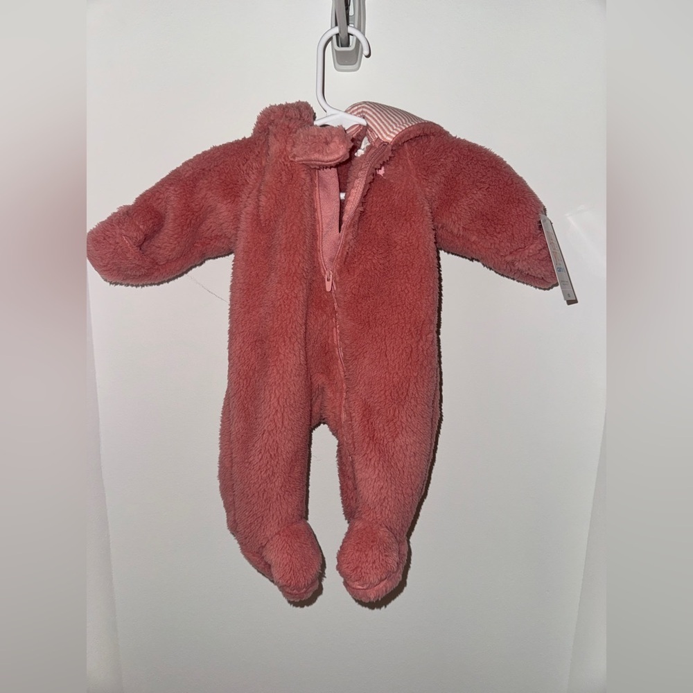 Carter's Soft Pink Fleece Footie